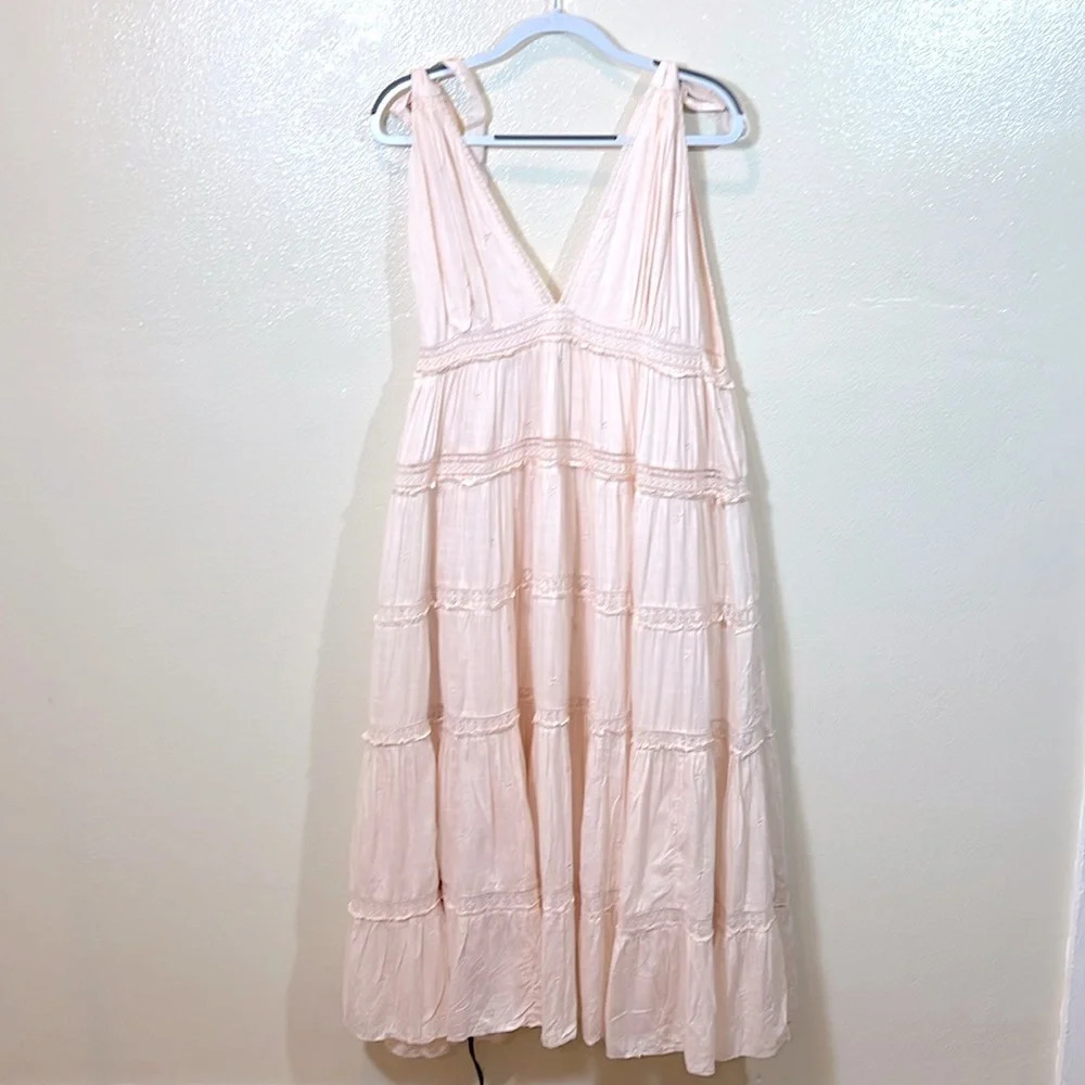 Free People Lily Of The Valley Midi Dress size small